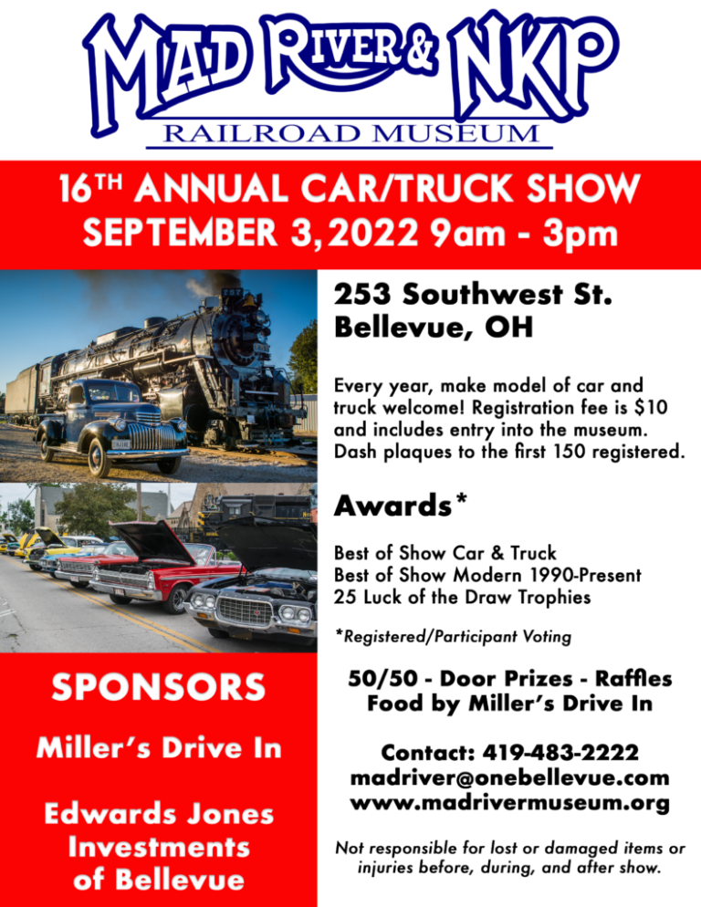 Mad River & NKP 16th Annual Car/Truck Show City of Bellevue