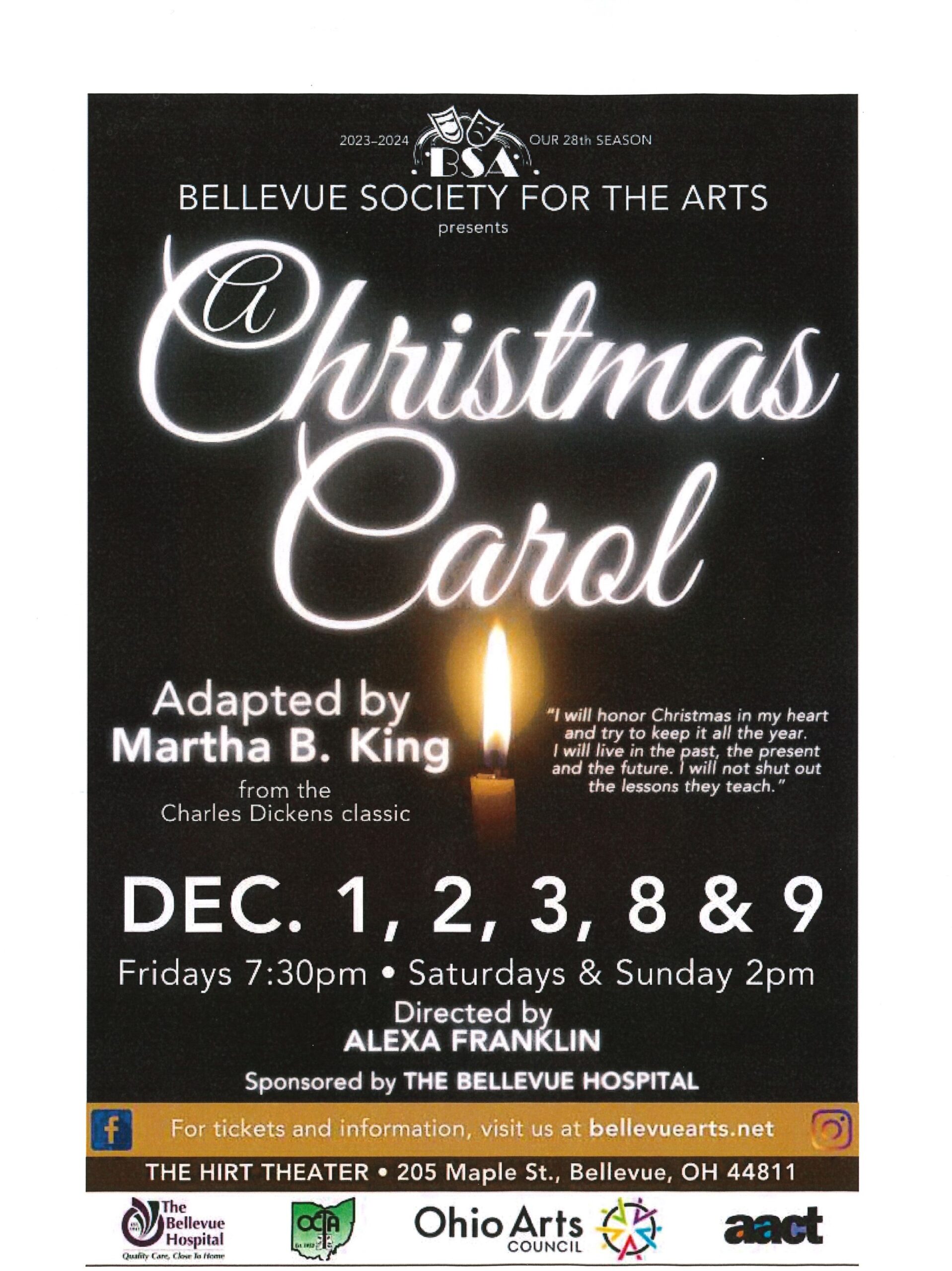 A Christmas Carol City of Bellevue